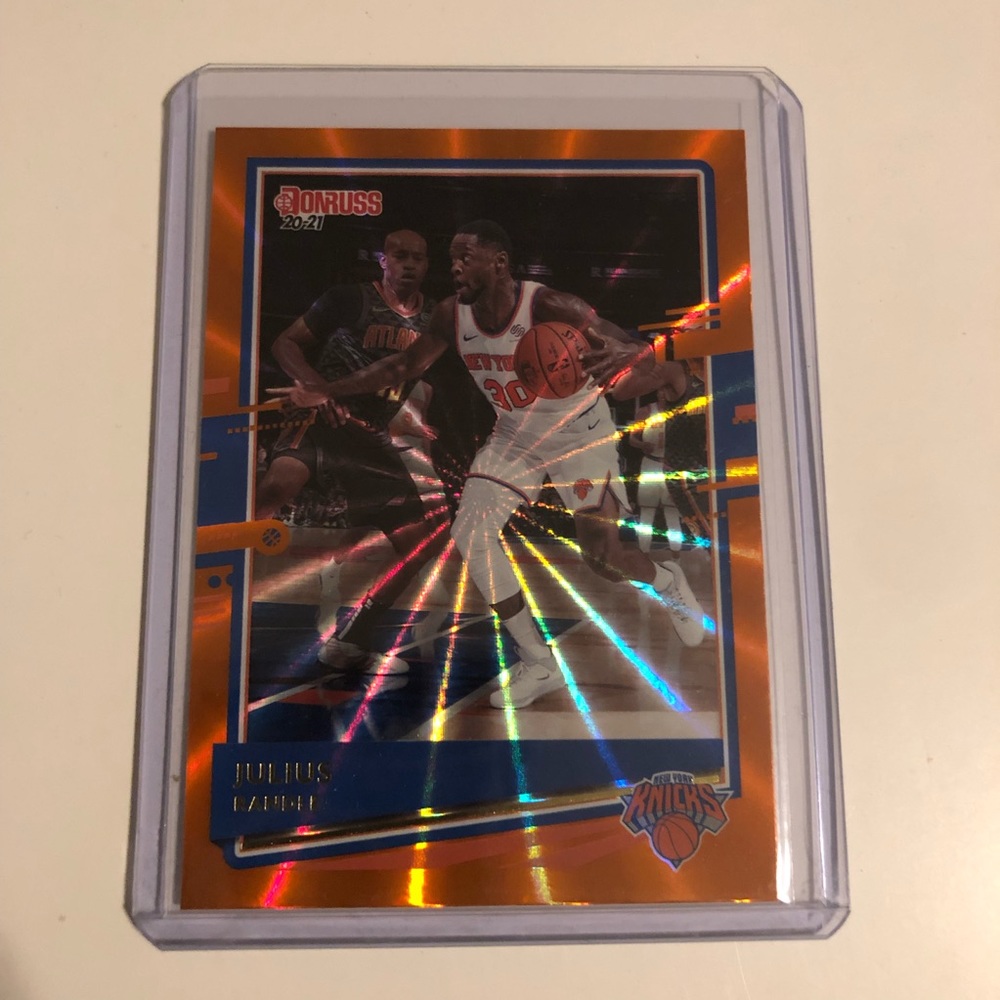 2021 Panini Donruss Orange Laser Julius Randle